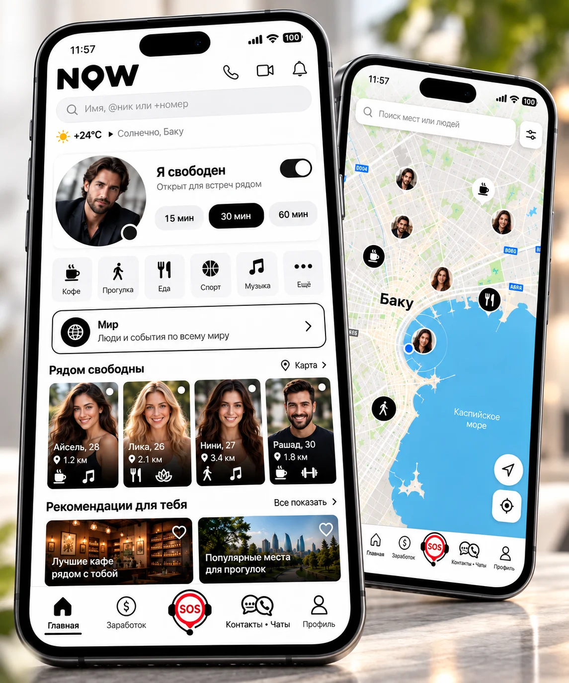 NOW Connect uygulama ekranı