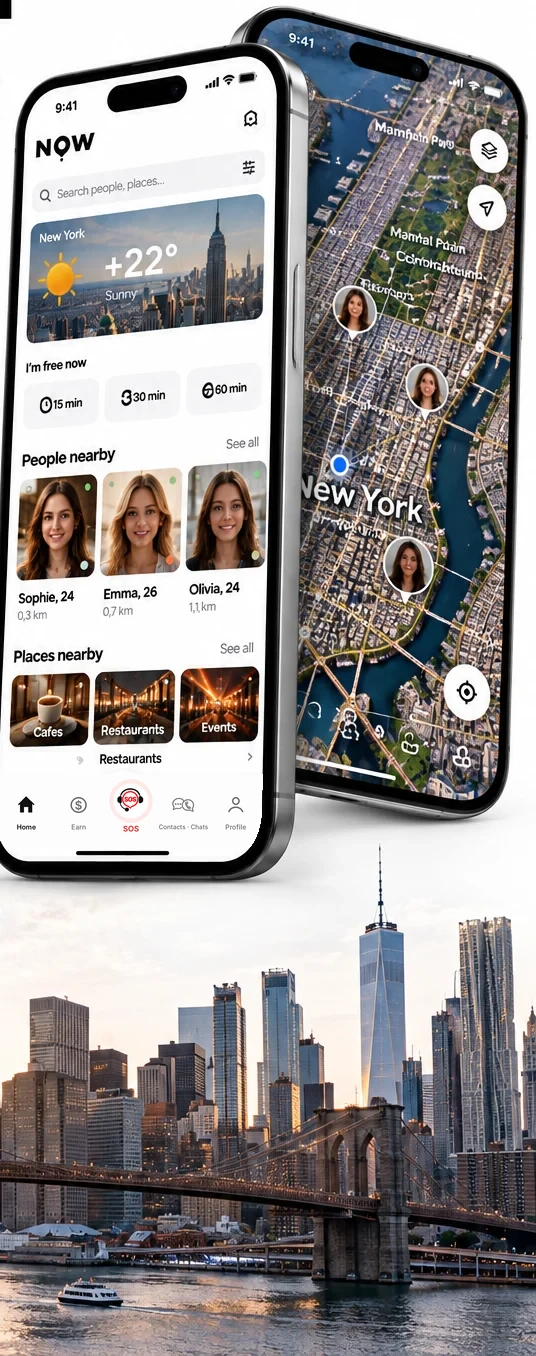 NOW Connect uygulama ekranı